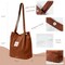 Wrapables Carry Joy Corduroy Tote Bag, Casual Shoulder Handbag, Brown